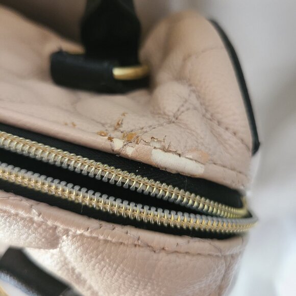 Betsy Johnson Quilted Heart Design Weekender Clutch Purse - Picture 5 of 12